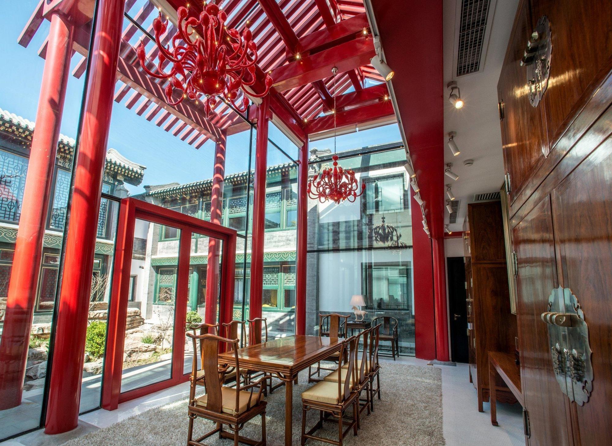 Yinjiafu Lv Garden Huanghuali Art Galery Beijing Hotel المظهر الخارجي الصورة