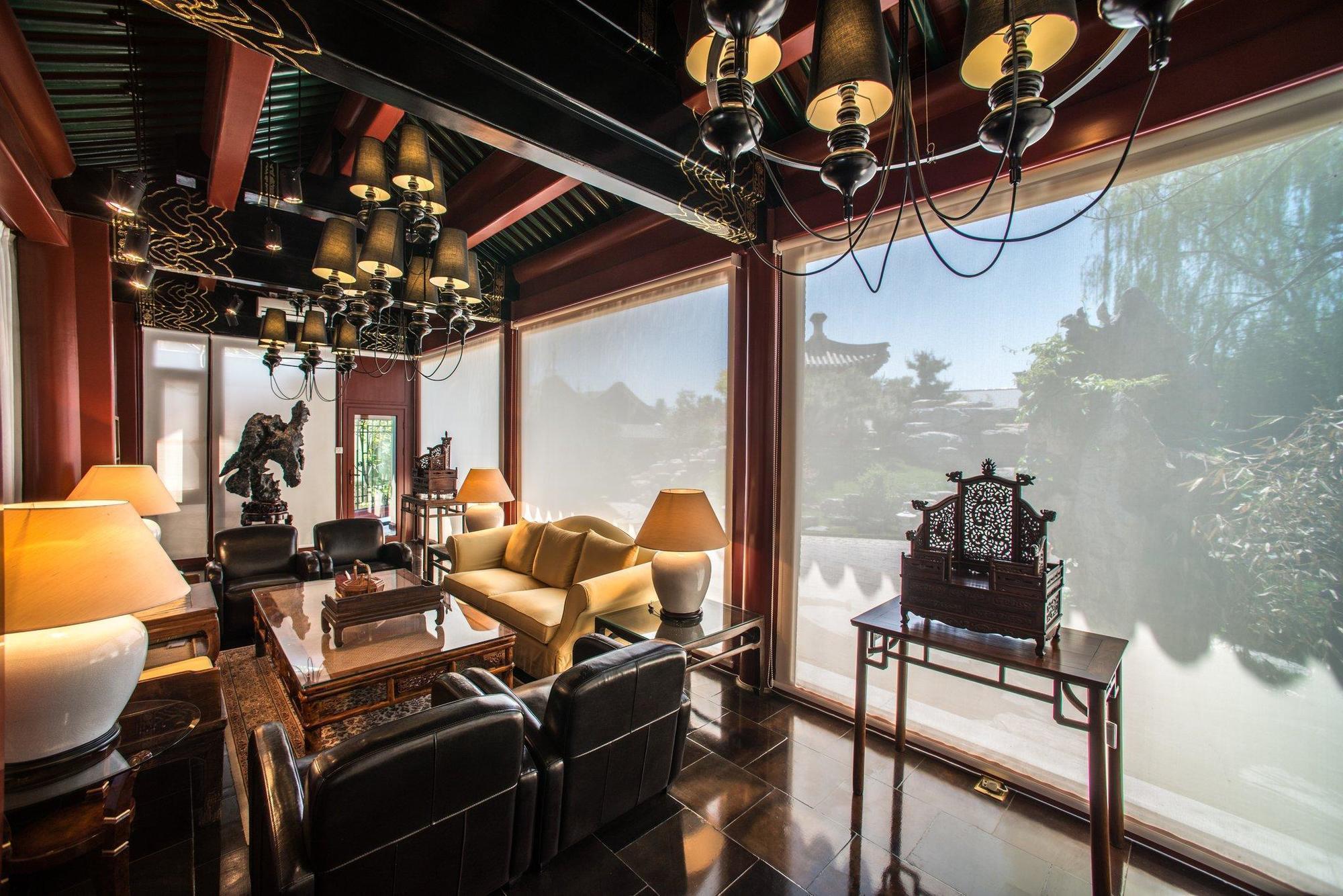 Yinjiafu Lv Garden Huanghuali Art Galery Beijing Hotel المظهر الخارجي الصورة