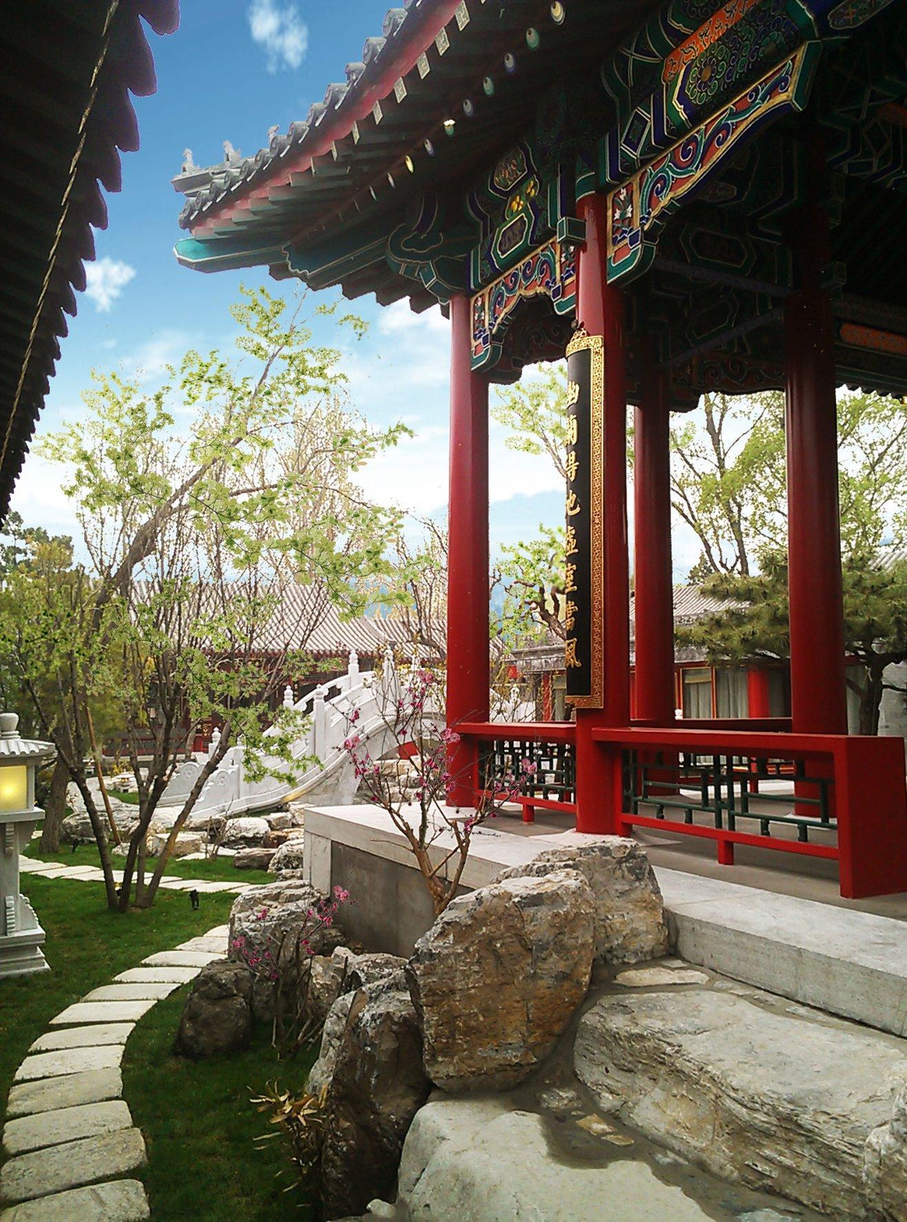 Yinjiafu Lv Garden Huanghuali Art Galery Beijing Hotel المظهر الخارجي الصورة